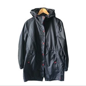 JOULES Right As Rain Rain Hooded Coat Size 12